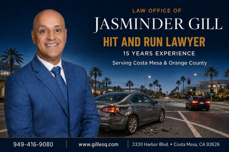 Costa Mesa hit and run accident lawyer helping victims recover compensation after drivers flee the scene of a car accident, motorcycle accident, bicycle accident, or pedestrian collision