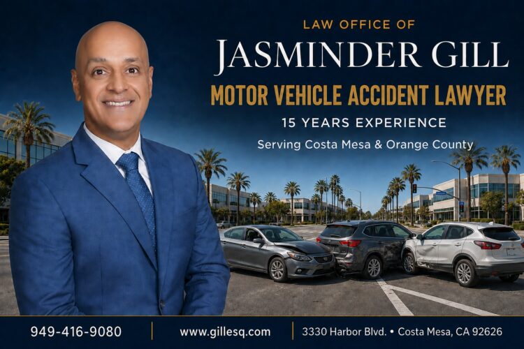 Costa Mesa personal injury lawyer helping accident victims recover compensation after serious injuries caused by negligence