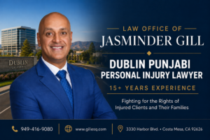 Dublin Punjabi personal injury lawyer Jasminder Gill serving injured clients in Dublin and the Tri-Valley