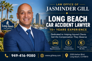 Long Beach car accident lawyer Jasminder Gill offering free consultations to injured accident victims