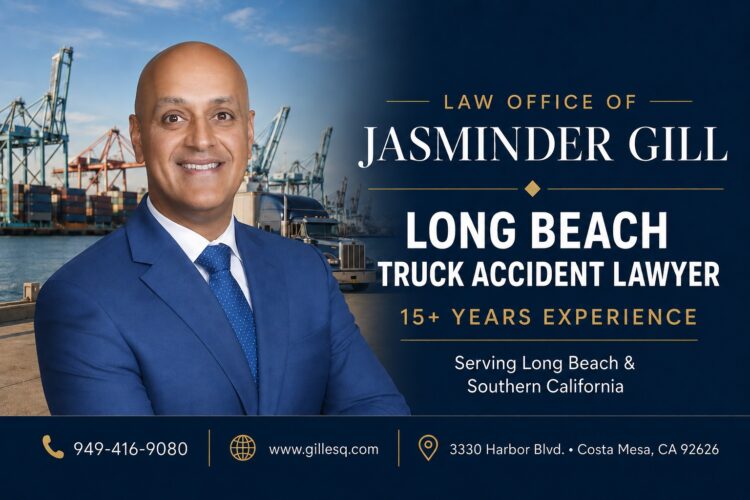 Long Beach Truck Accident Lawyer | Law Office of Jasminder Gill Long Beach truck accident lawyer Jasminder Gill representing victims of commercial truck and 18-wheeler accidents