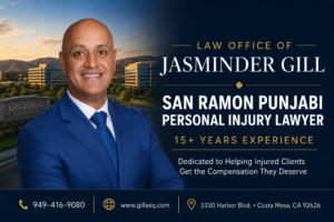 San Ramon Indian personal injury lawyer Jasminder Gill serving injured clients in San Ramon and Contra Costa County