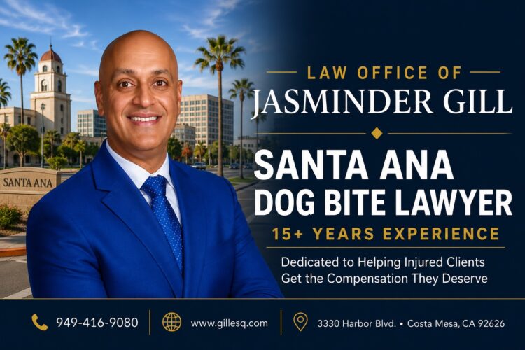 Santa Ana Dog Bite Lawyer | Law Office of Jasminder Gill Santa Ana dog bite lawyer Jasminder Gill serving dog bite and dog attack victims in Santa Ana and Orange County