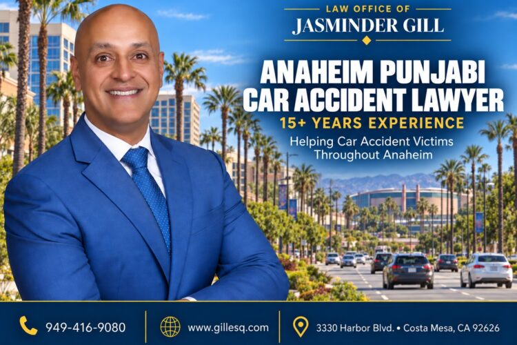Anaheim Indian Car Accident Lawyer | Law Office of Jasminder Gill Law Office of Jasminder Gill Anaheim Indian Car Accident Lawyer with 15+ years of experience representing injured car accident victims