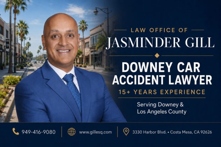 Downey Car Accident Lawyer | Law Office of Jasminder Gill Downey car accident lawyer Jasminder Gill with 15+ years of California personal injury experience