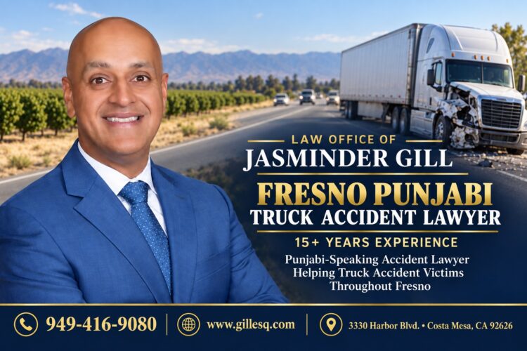 Fresno Indian Truck Accident Lawyer | Law Office of Jasminder Gill Fresno Indian Truck Accident Lawyer Jasminder Gill helping commercial truck accident victims in Fresno, California