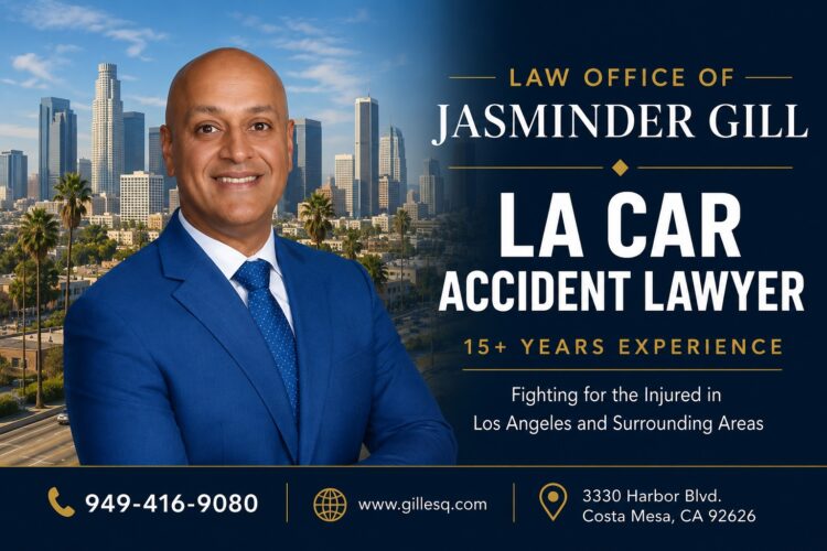 LA Car Accident Lawyer | Law Office of Jasminder Gill LA car accident lawyer Jasminder Gill offering free consultations to injured crash victims