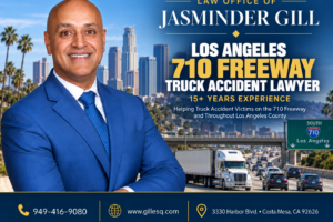 Law Office of Jasminder Gill Los Angeles 710 Freeway truck accident lawyer representing victims injured in semi-truck, 18-wheeler, big rig, and commercial vehicle crashes