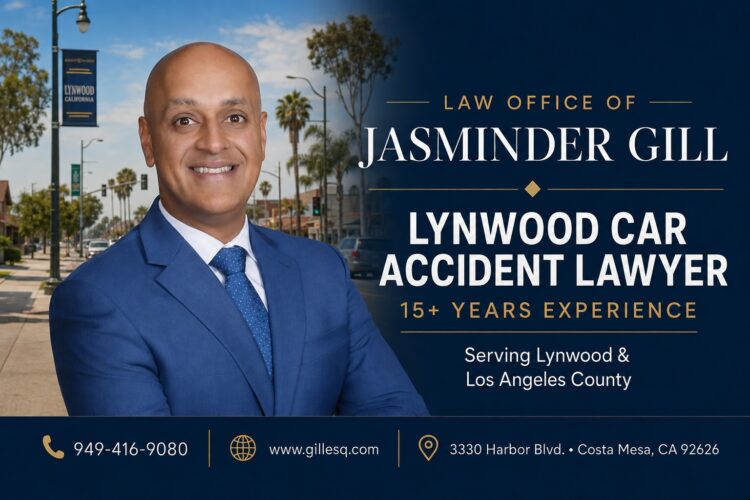 Lynwood Car Accident Lawyer | Law Office of Jasminder Gill Lynwood car accident lawyer Jasminder Gill with 15+ years of California personal injury experience