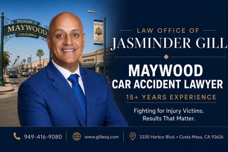 Maywood Car Accident Lawyer | Law Office of Jasminder Gill Maywood car accident lawyer Jasminder Gill with 15+ years of California personal injury experience
