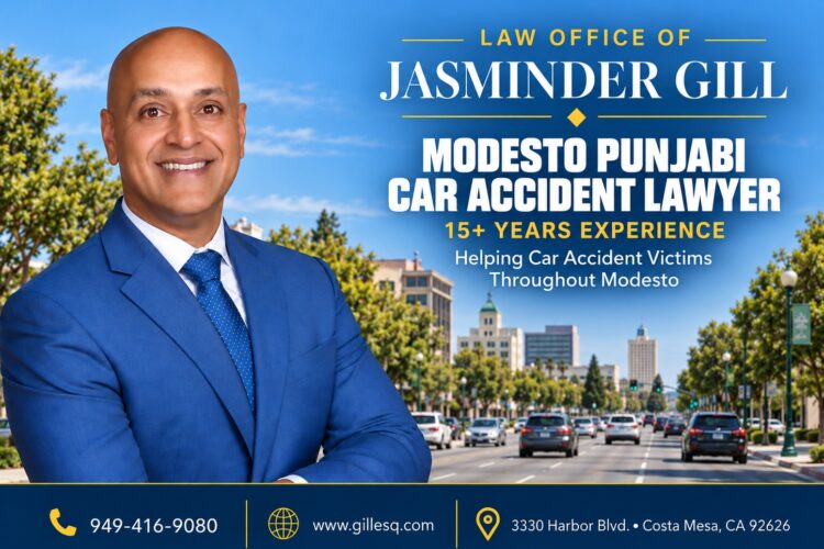 Modesto Indian Car Accident Lawyer | Law Office of Jasminder Gill Law Office of Jasminder Gill Modesto Indian Car Accident Lawyer with 15+ years of experience representing injured car accident victims