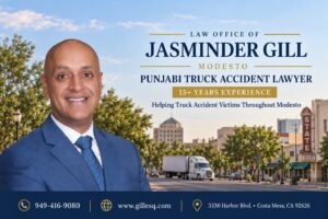 Modesto Indian Truck Accident Lawyer – Attorney Jasminder Gill at the Law Office of Jasminder Gill