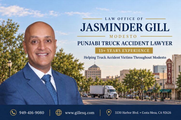 Modesto Indian Truck Accident Lawyer – Attorney Jasminder Gill at the Law Office of Jasminder Gill