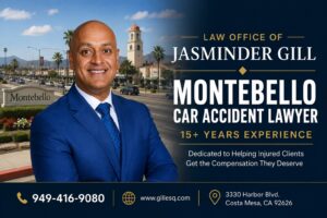 Montebello car accident lawyer Jasminder Gill with 15+ years of California personal injury experience