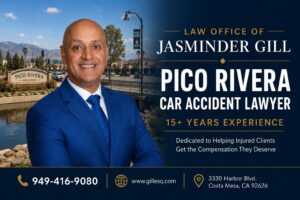 Pico Rivera car accident lawyer Jasminder Gill serving injured clients in Los Angeles County