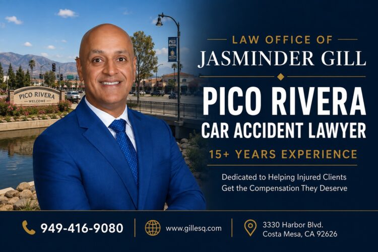 Pico Rivera Car Accident Lawyer | Law Office of Jasminder Gill Pico Rivera car accident lawyer Jasminder Gill serving injured clients in Los Angeles County