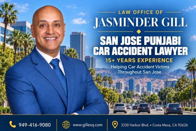 San Jose Indian Car Accident Lawyer | Law Office of Jasminder Gill Law Office of Jasminder Gill San Jose Indian Car Accident Lawyer with 15+ years of experience representing injured car accident victims