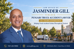 Turlock Indian Truck Accident Lawyer – Attorney Jasminder Gill at the Law Office of Jasminder Gill