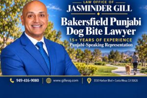 Bakersfield dog bite injury representation from Punjabi-speaking attorney Jasminder Gill.