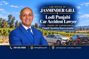 Lodi Punjabi car accident lawyer handling car, truck, motorcycle, Uber and Lyft injury claims