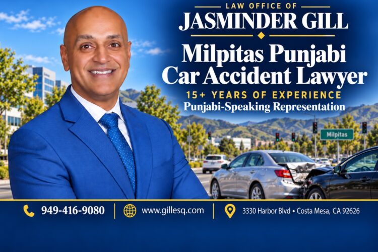 Milpitas Punjabi Car Accident Lawyer | Law Office of Jasminder Gill Milpitas car crash attorney Jasminder Gill offers legal representation in Punjabi.