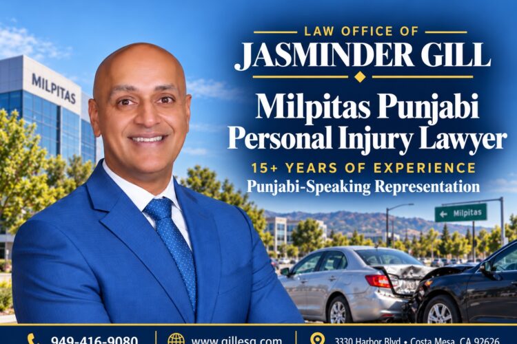 Milpitas Punjabi Personal Injury Lawyer | Law Office of Jasminder Gill Milpitas Punjabi personal injury lawyer Jasminder Gill representing clients in car accidents, truck crashes, slip and falls, serious injuries, and wrongful death cases.