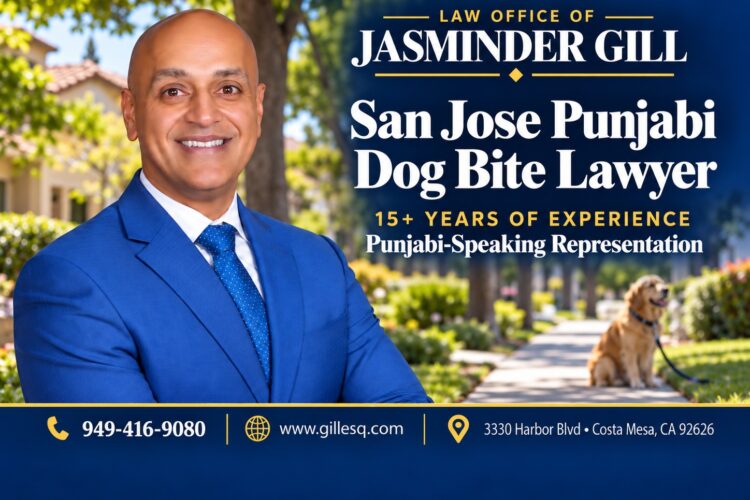 San Jose Punjabi Dog Bite Lawyer | Law Office of Jasminder Gill Attorney Jasminder Gill, Punjabi-speaking attorney representing San Jose dog bite victims.