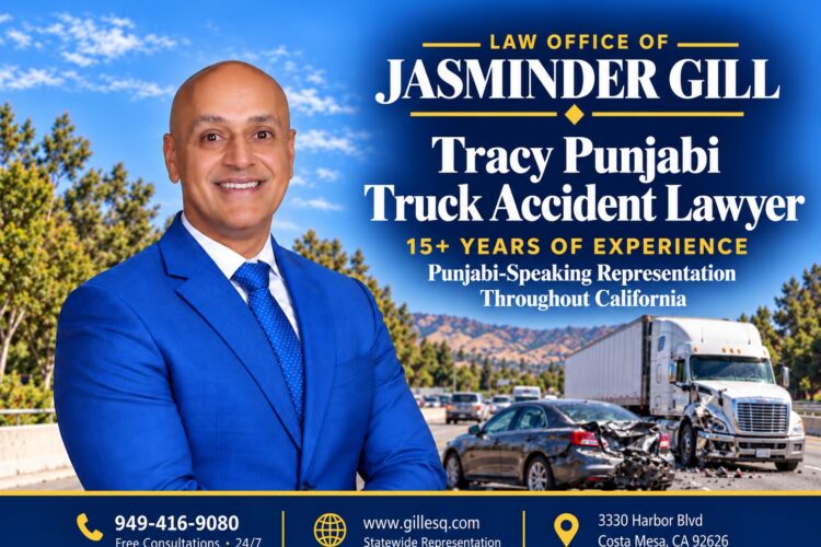 Tracy Punjabi Truck Accident Lawyer | Law Office of Jasminder Gill Tracy Punjabi truck accident lawyer Jasminder Gill representing people injured in semi-truck and big rig collisions.
